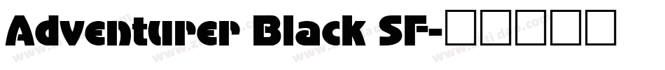 Adventurer Black SF字体转换